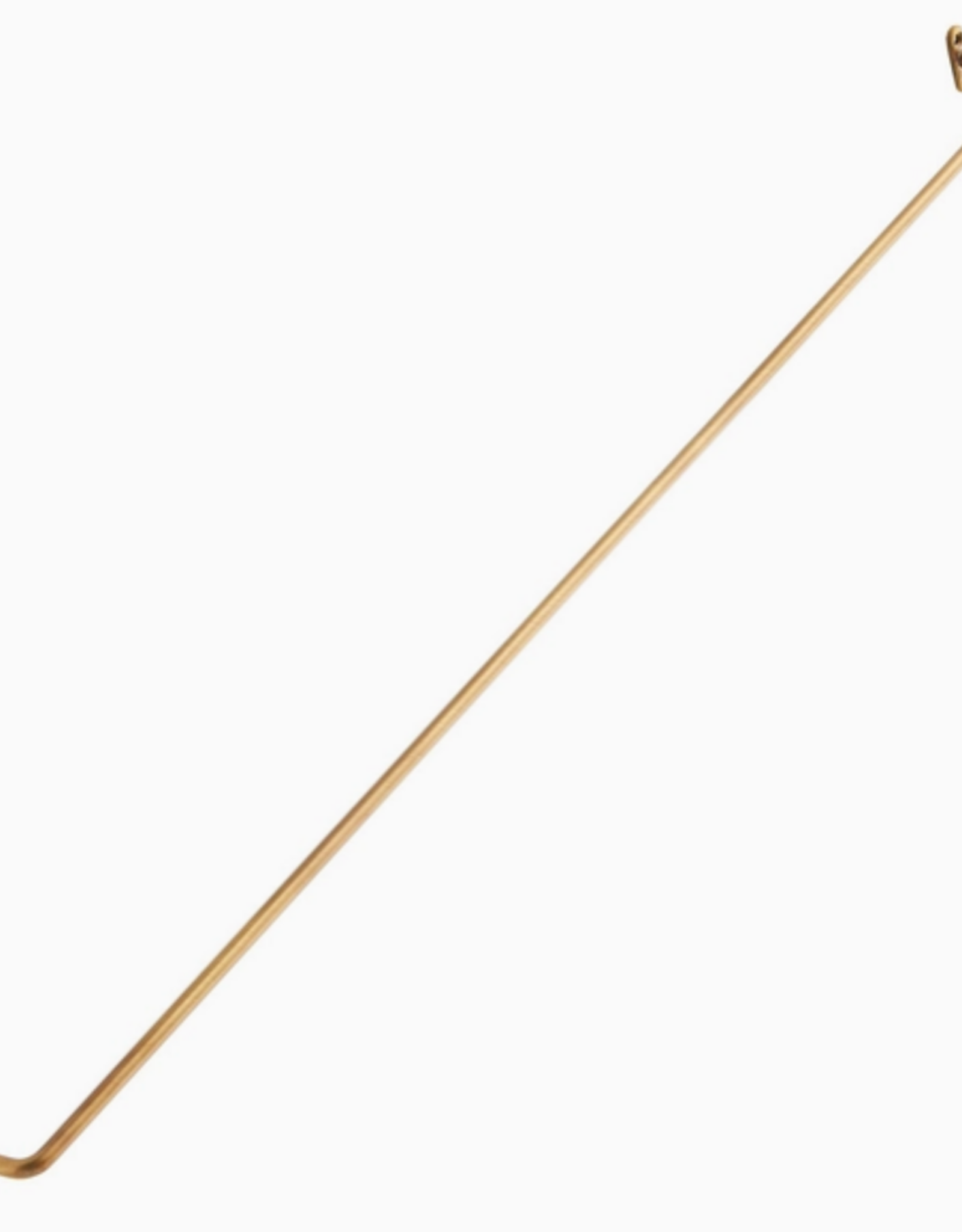 Large Brass Towel Bar L27"