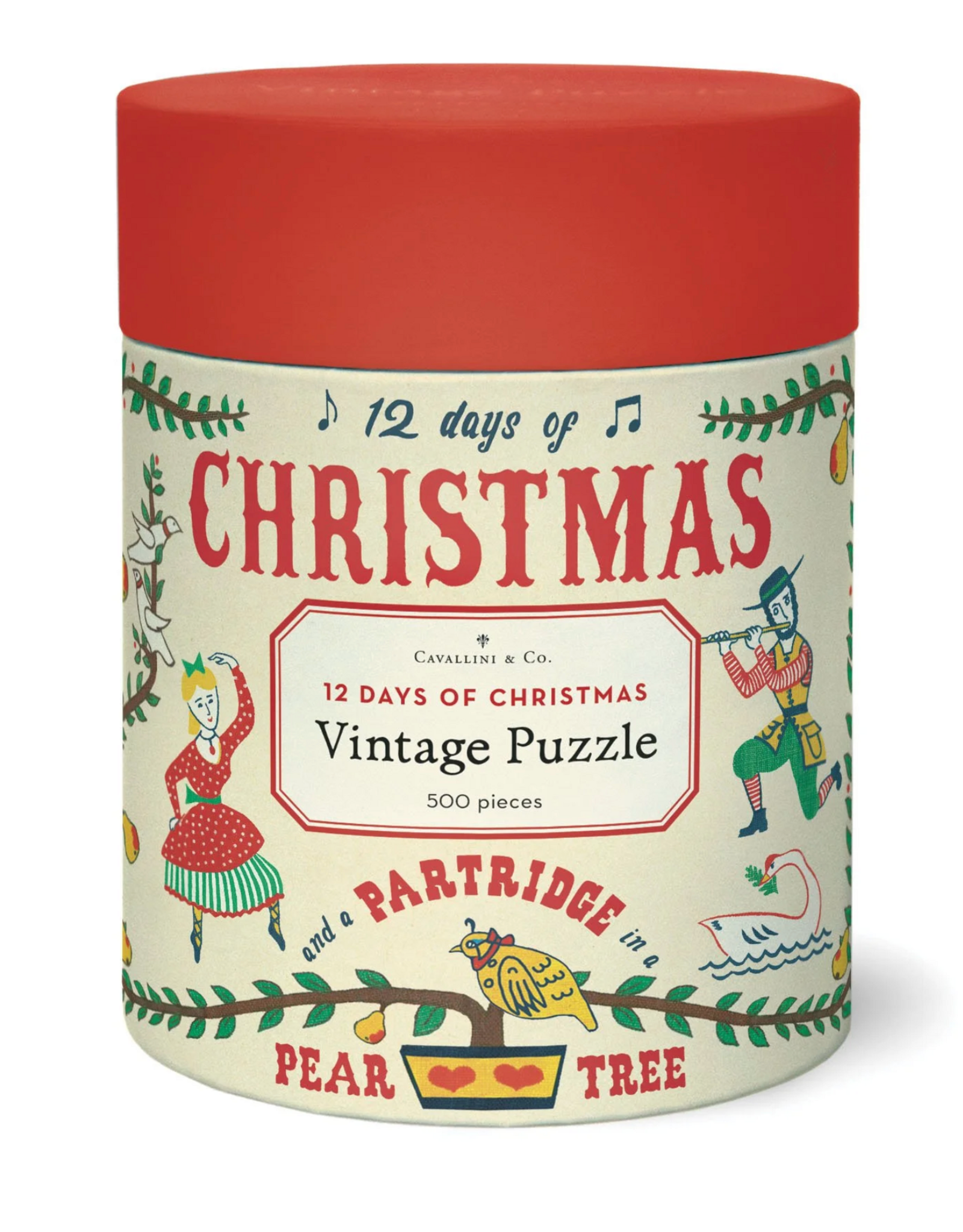 Twelve Days of Christmas Puzzle 500 Pc