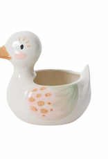 Ducky Pot White 5.75" X 4.25" X 5.75"