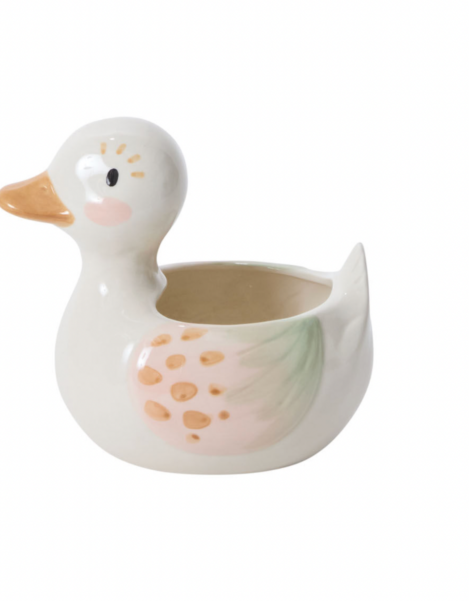 Ducky Pot White 5.75" X 4.25" X 5.75"