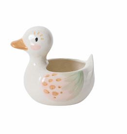 Ducky Pot White 5.75" X 4.25" X 5.75"
