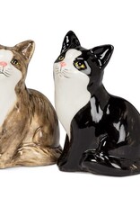 Sitting Cat Pair Salt & Pepper