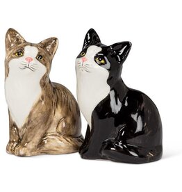 Sitting Cat Pair Salt & Pepper
