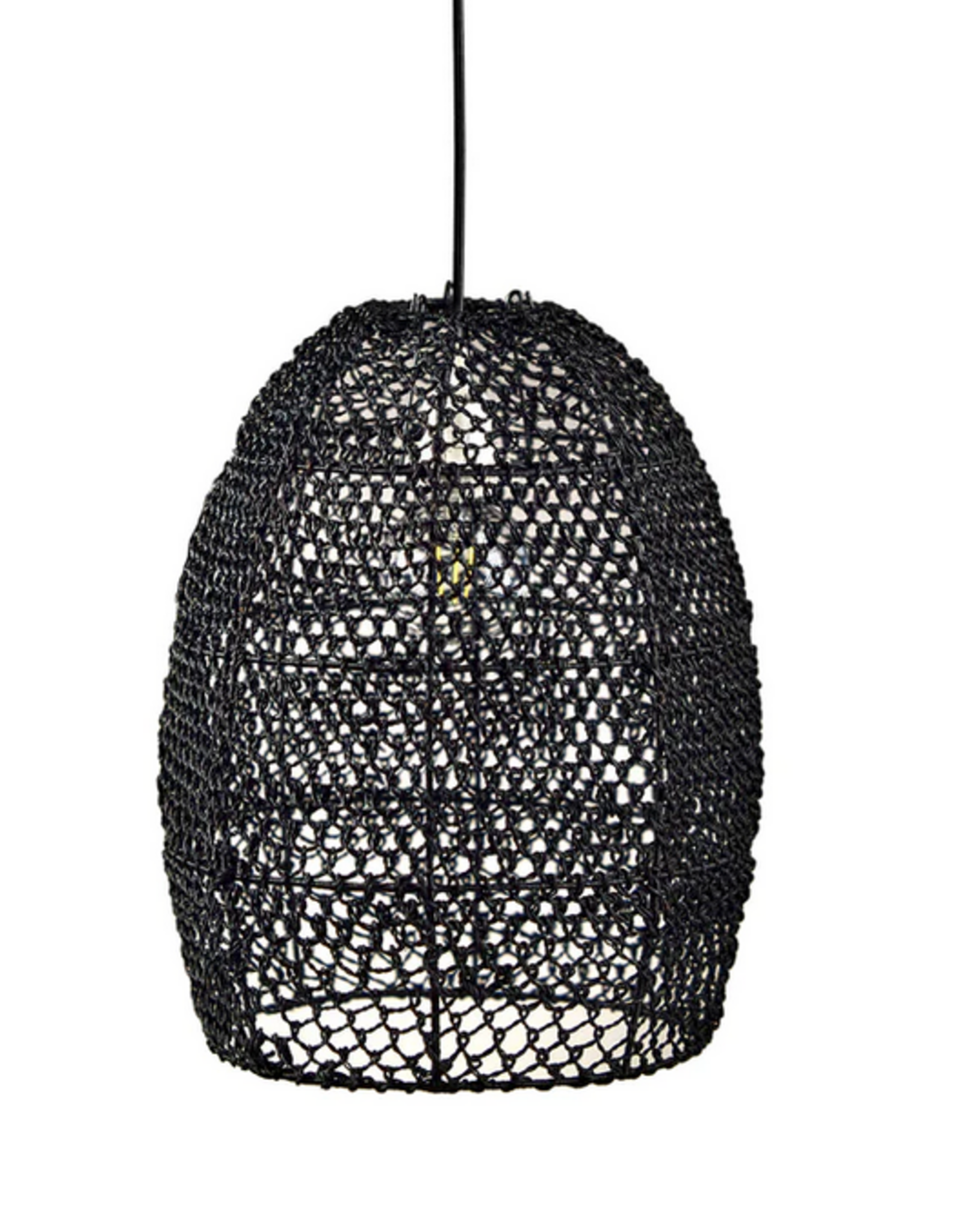 Small Black Scorpios Pendant Lamp H16"