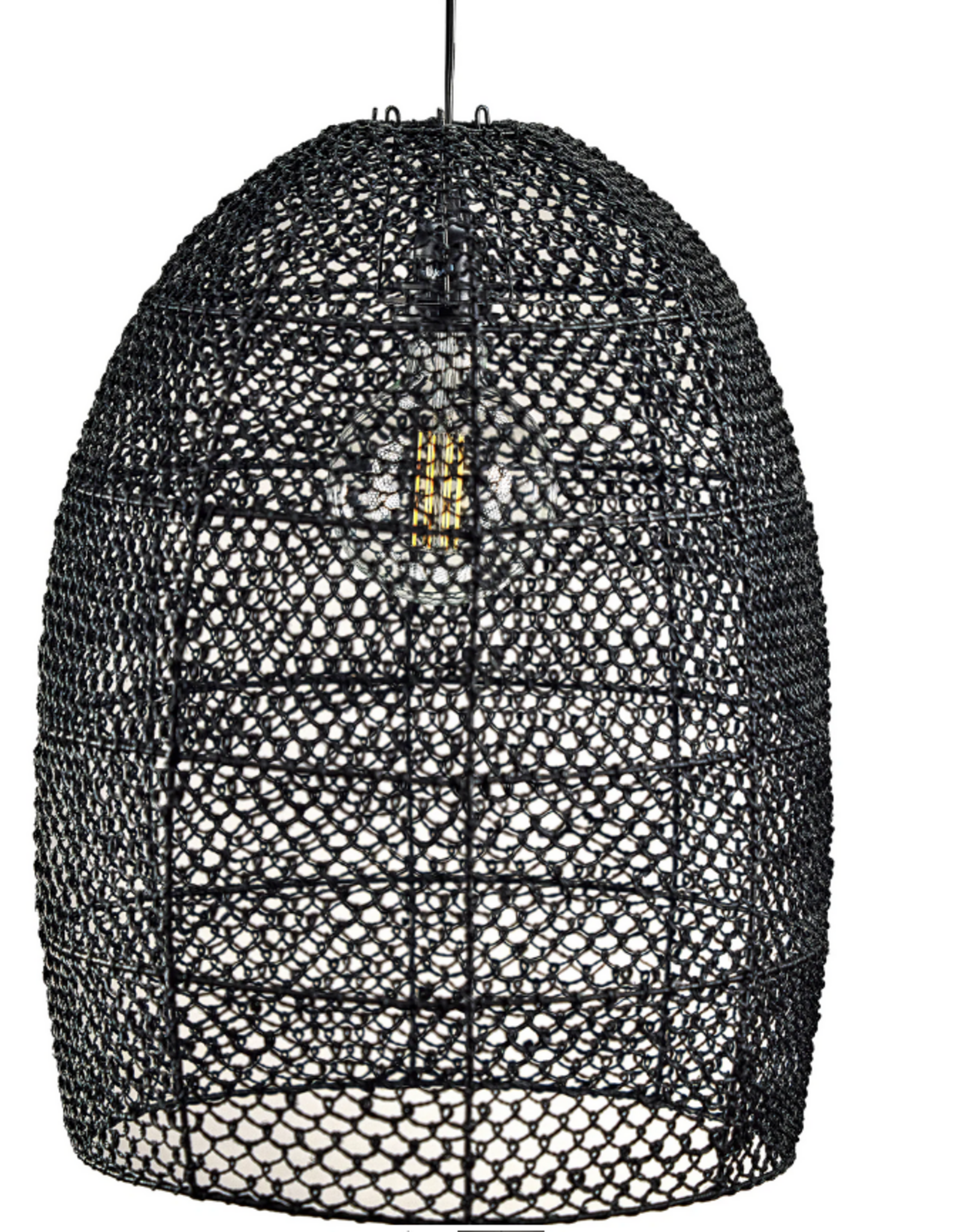 Large Black Scorpios Pendant Lamp H22" Reg $549  Now $175