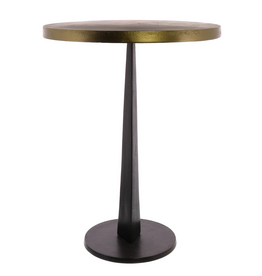 Bronze Arden Side Table H21" D14" Reg $255  Now $85