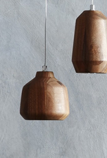 Wallise Walnut Low Bezeled Pendant Lamp Reg $99  Now $40