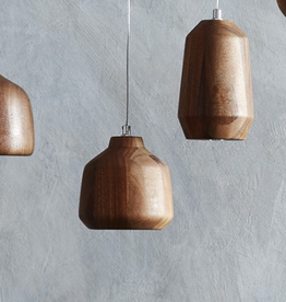 Wallise Walnut Low Bezeled Pendant Lamp Reg $99  Now $40