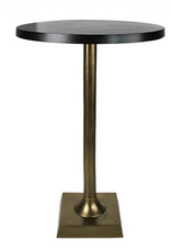 Brass and Bronze Stratford Table D16.75" H25.5"