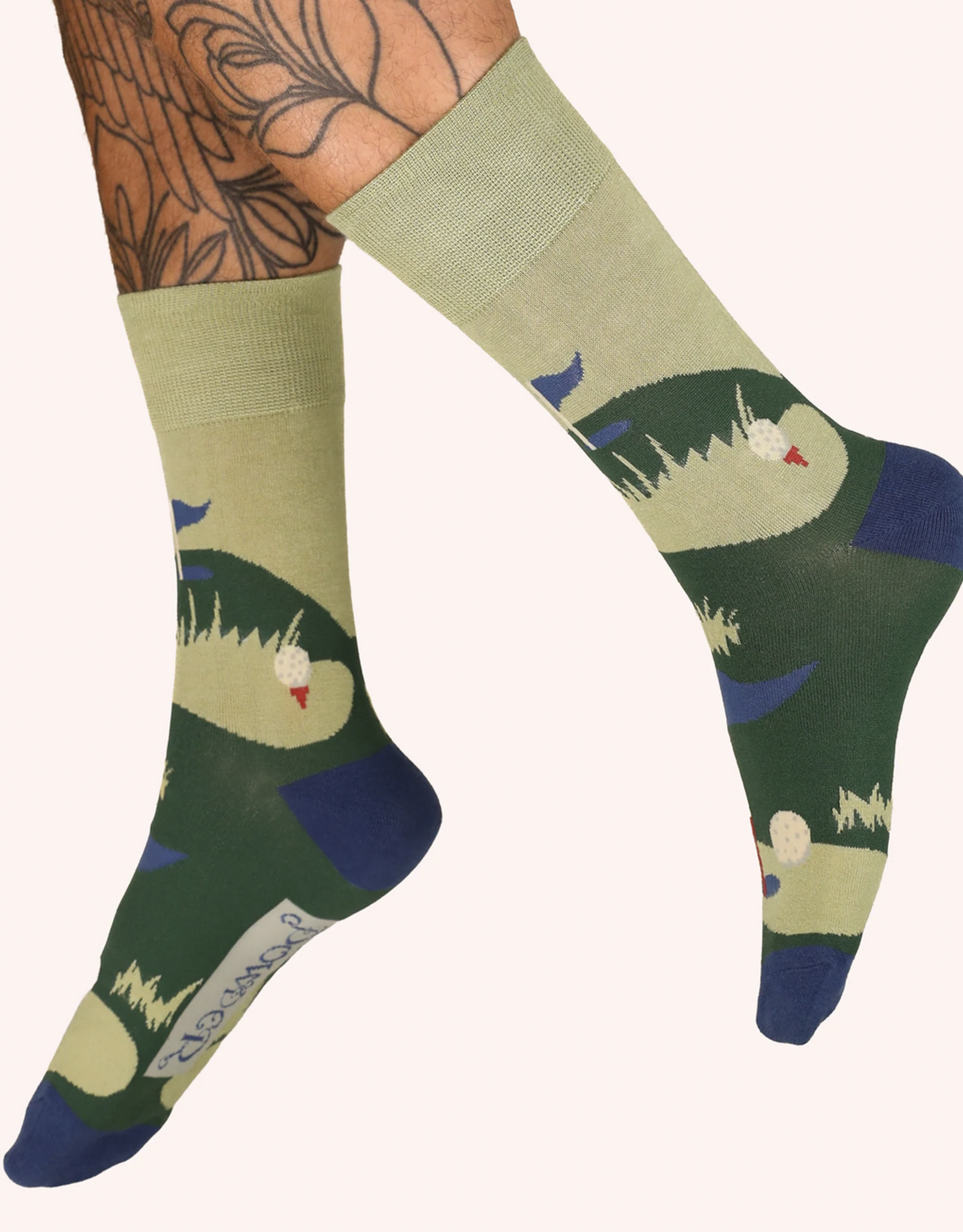 Men's Socks - Moss Hole in One