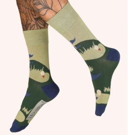 Men's Socks - Moss Hole in One