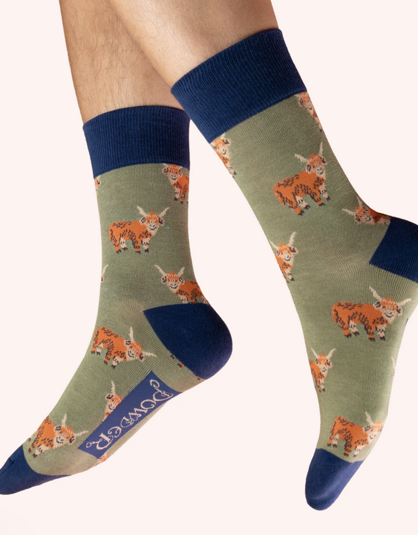 Men's Socks - Handsome Highland Cows