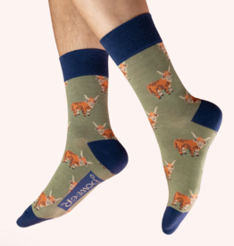 Men's Socks - Handsome Highland Cows