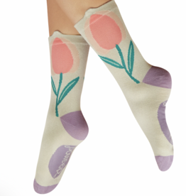 Socks - Tulip in Coconut
