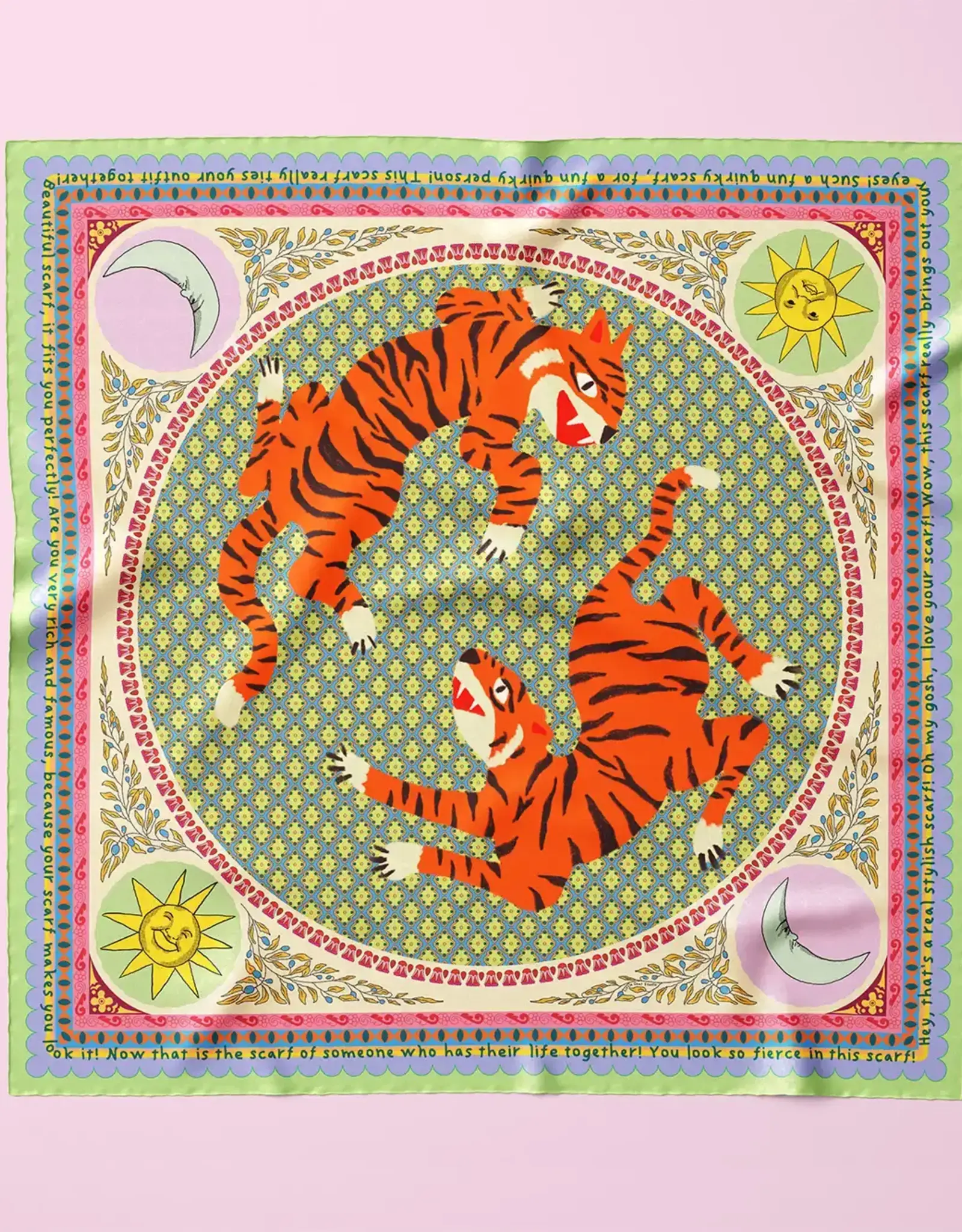 Terrific Tiger Silk Scarf