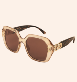 Sunglasses - Rylee Luxe in Nude/Tortoise