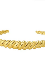 Croissant Cuff Bracelet - Gold
