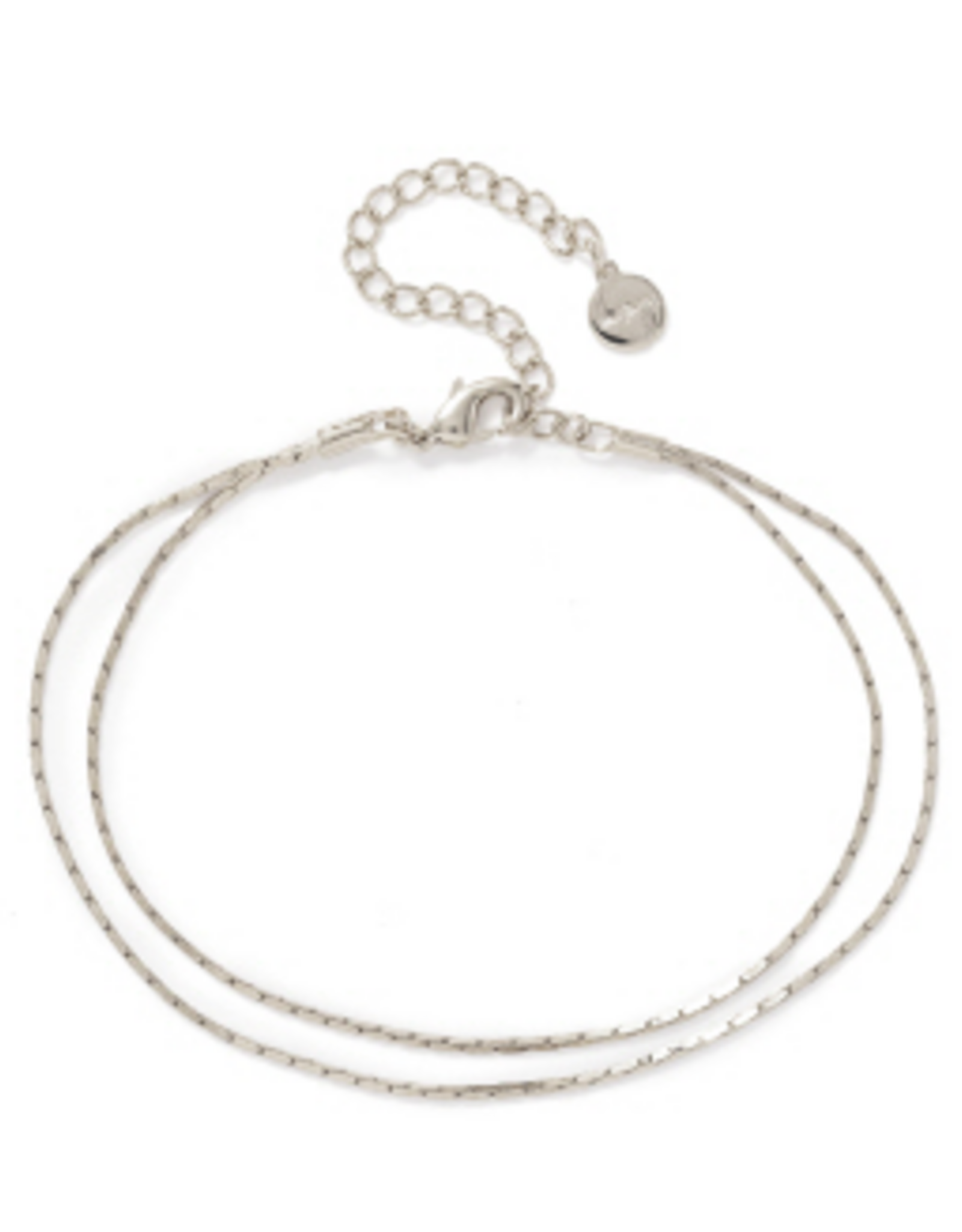 Silver Dion Layered Bracelet