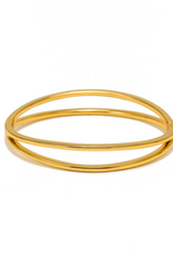 Latitude Click Bangle - Gold