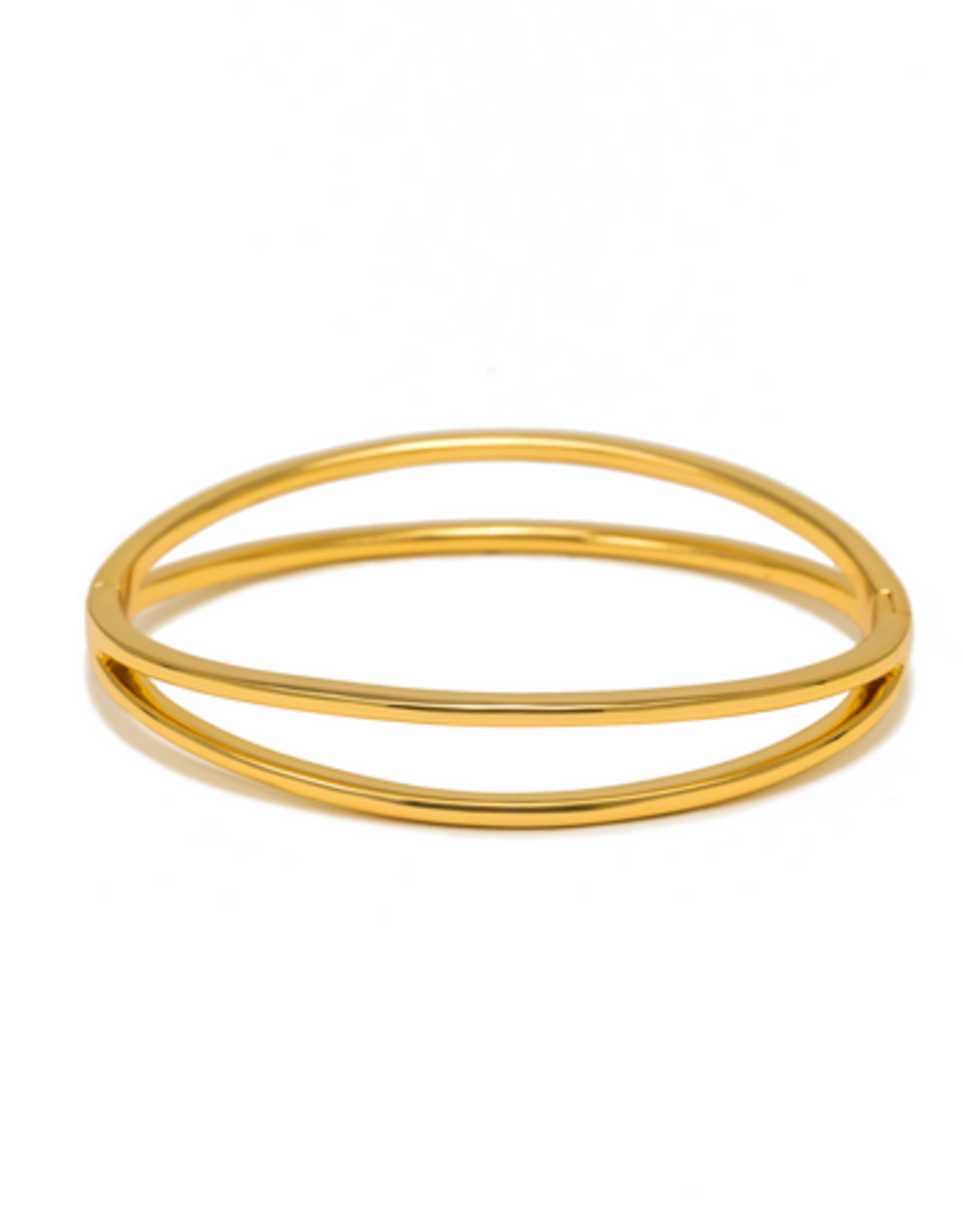 Latitude Click Bangle - Gold