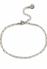 Paperclip Bracelet - Silver