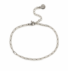 Paperclip Bracelet - Silver