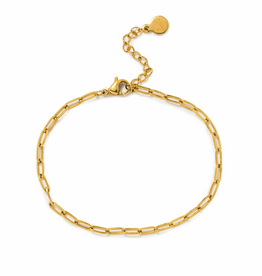 Paperclip Bracelet - Gold