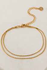 Gold Dion Layered Bracelet