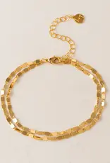 Cleo Double Bracelet - Gold