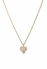 Marbelle Pendant Necklace - White
