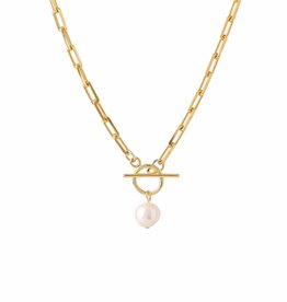 Thalassa Pearl Necklace - Gold