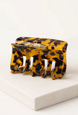 Kat 3" Claw Clip - Amber Tortoise