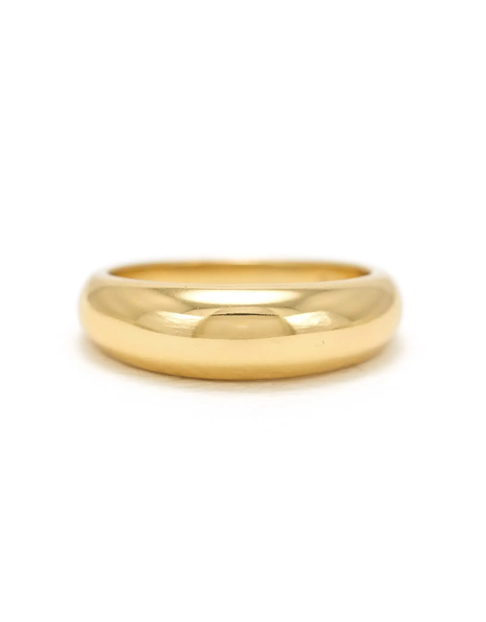 Gold Demi Fine Dome Ring
