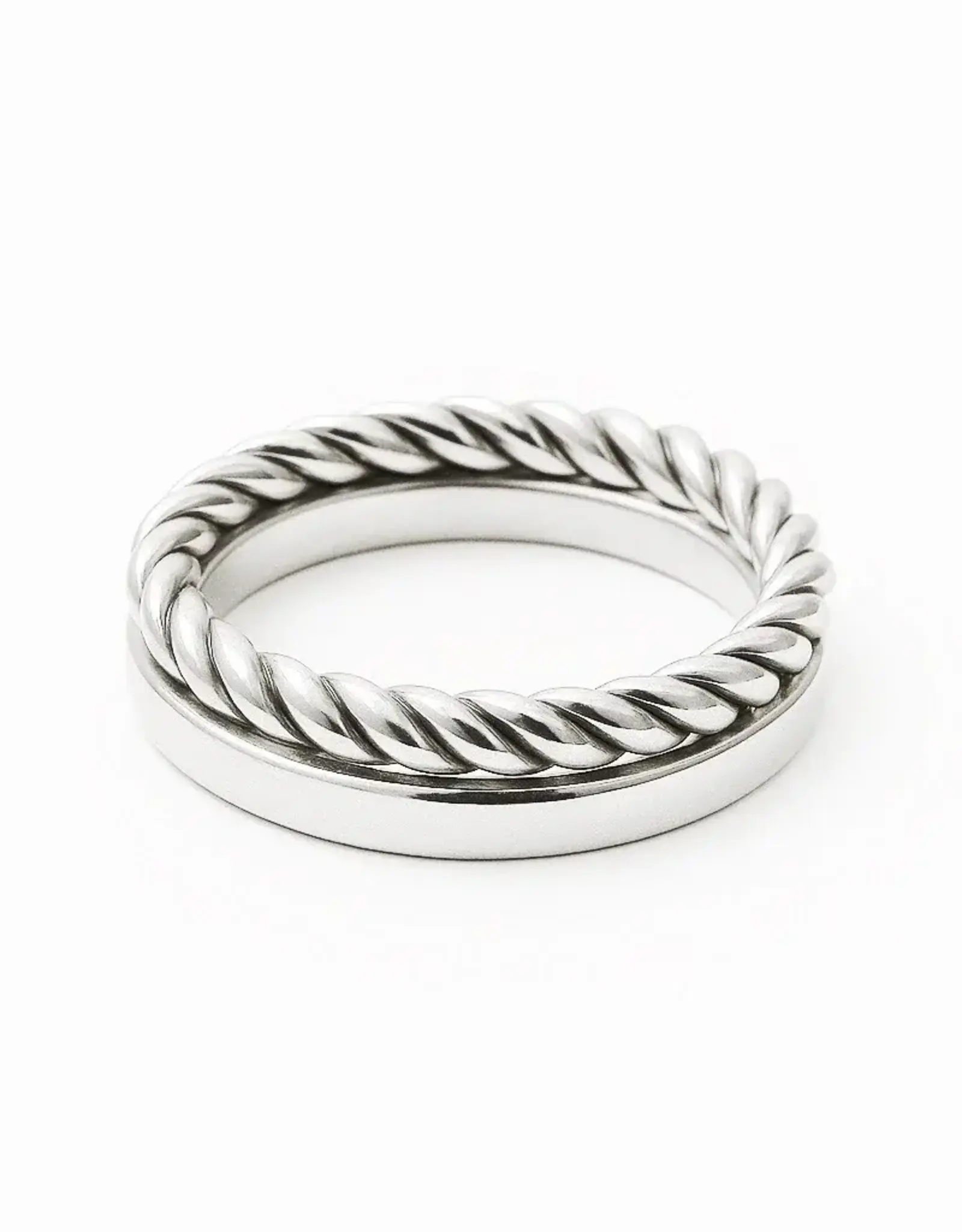 Double Wrap Ring - Silver