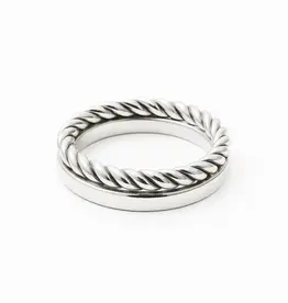 Double Wrap Ring - Silver