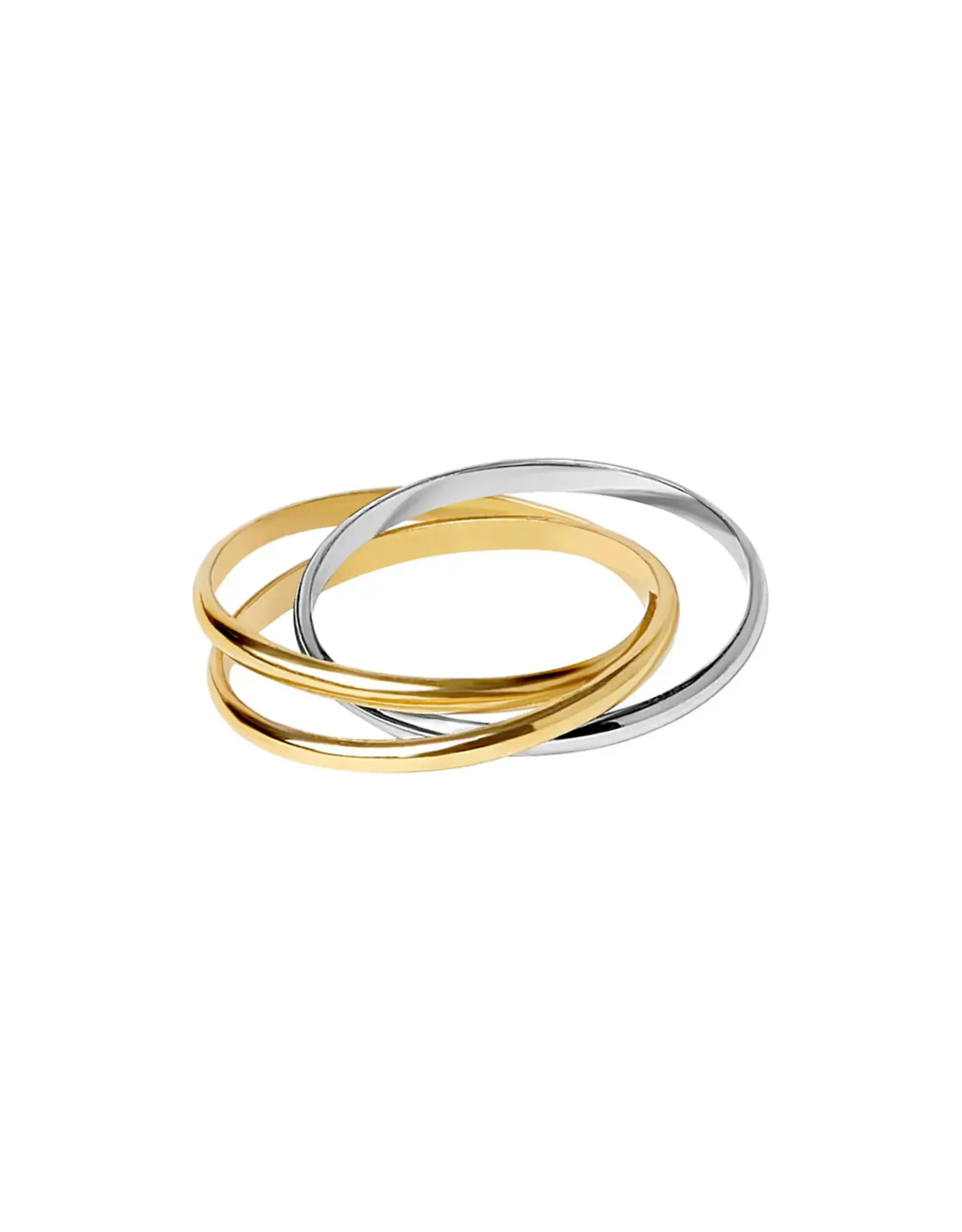 Milo Gold & Silver Band Ring