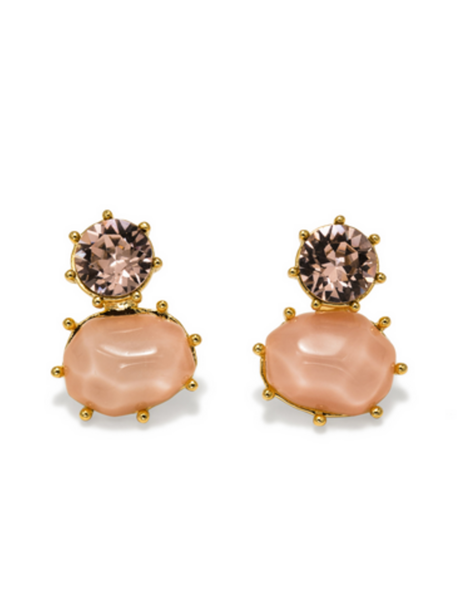 Marbelle Stud Earrings - Pink