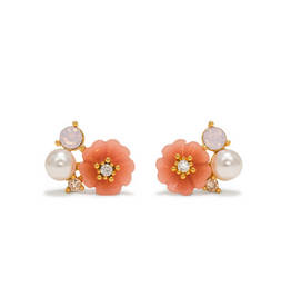 Sweetpea Stud Earrings - Pink