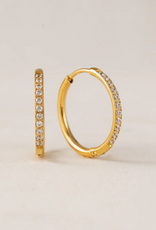 Evie Hoop Earrings  20mm - Gold