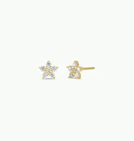 Pave Stud - Flower