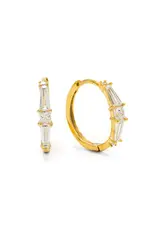 Gold Tamara Hoop Earrings