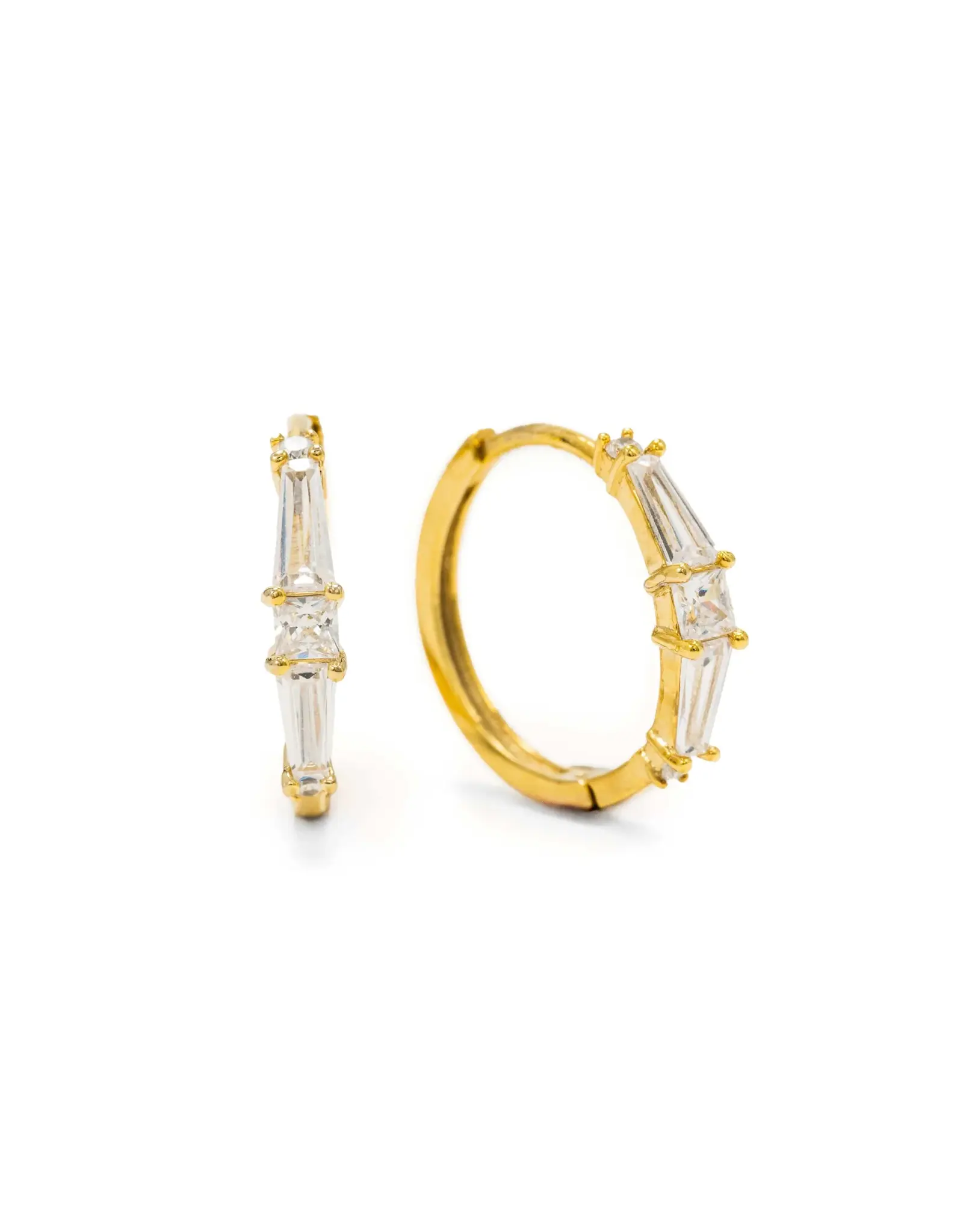 Gold Tamara Hoop Earrings