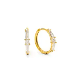 Gold Tamara Hoop Earrings