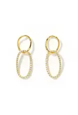 Encore Small Drop Earrings - Gold