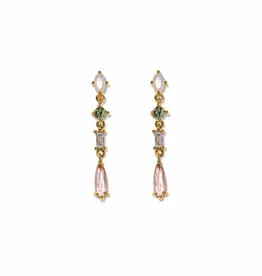 Sonata Drop Earrings - Opal Mix