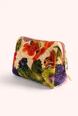 Cream Posy Quilted Wash Bag