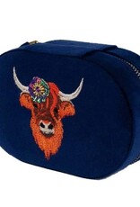 Highland Cow Oval Jewelry Box