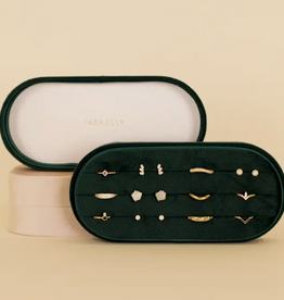 Large Oval Emerald Jewelry Box