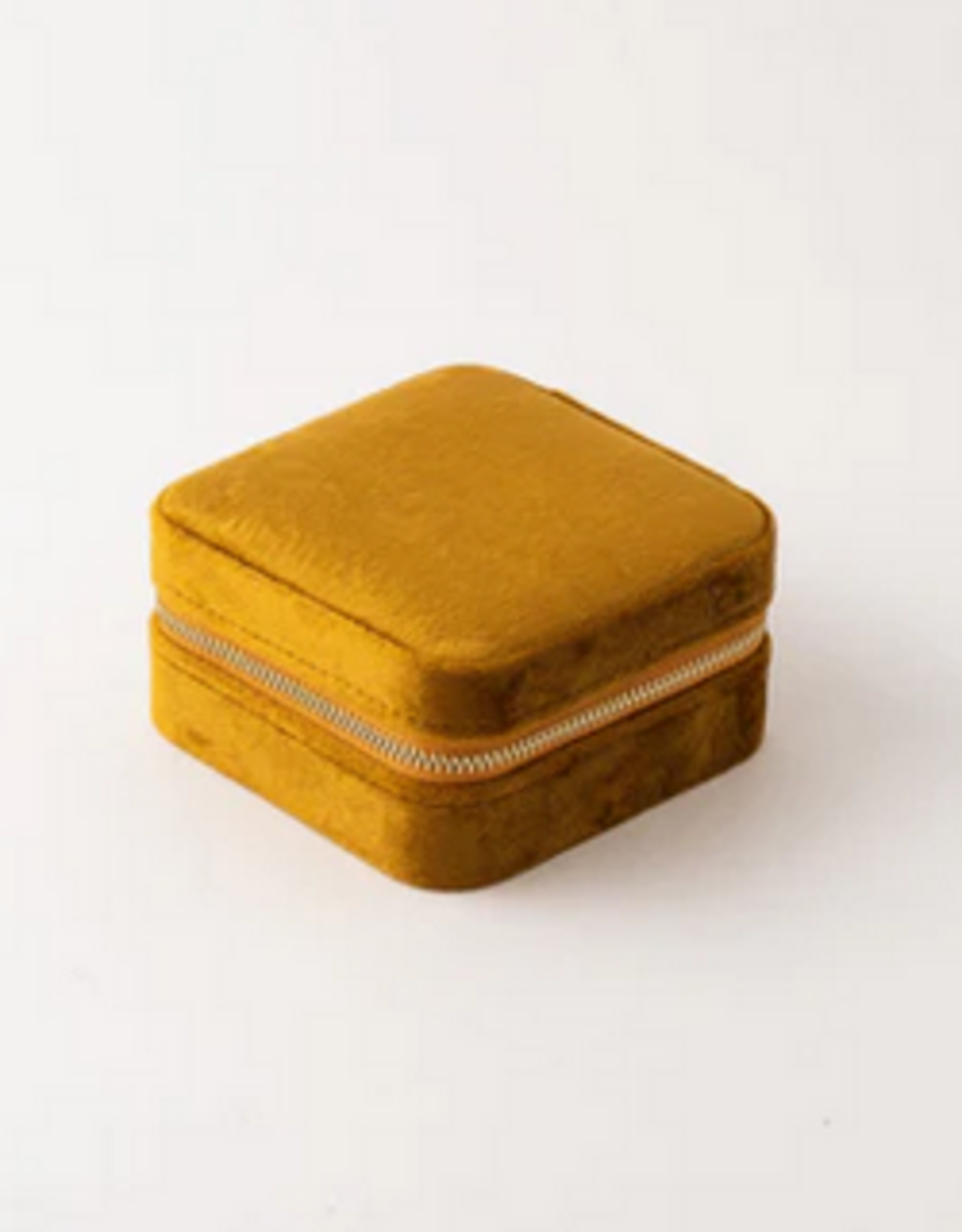 Square Bon Voyage Jewelry Box L4" - Topaz