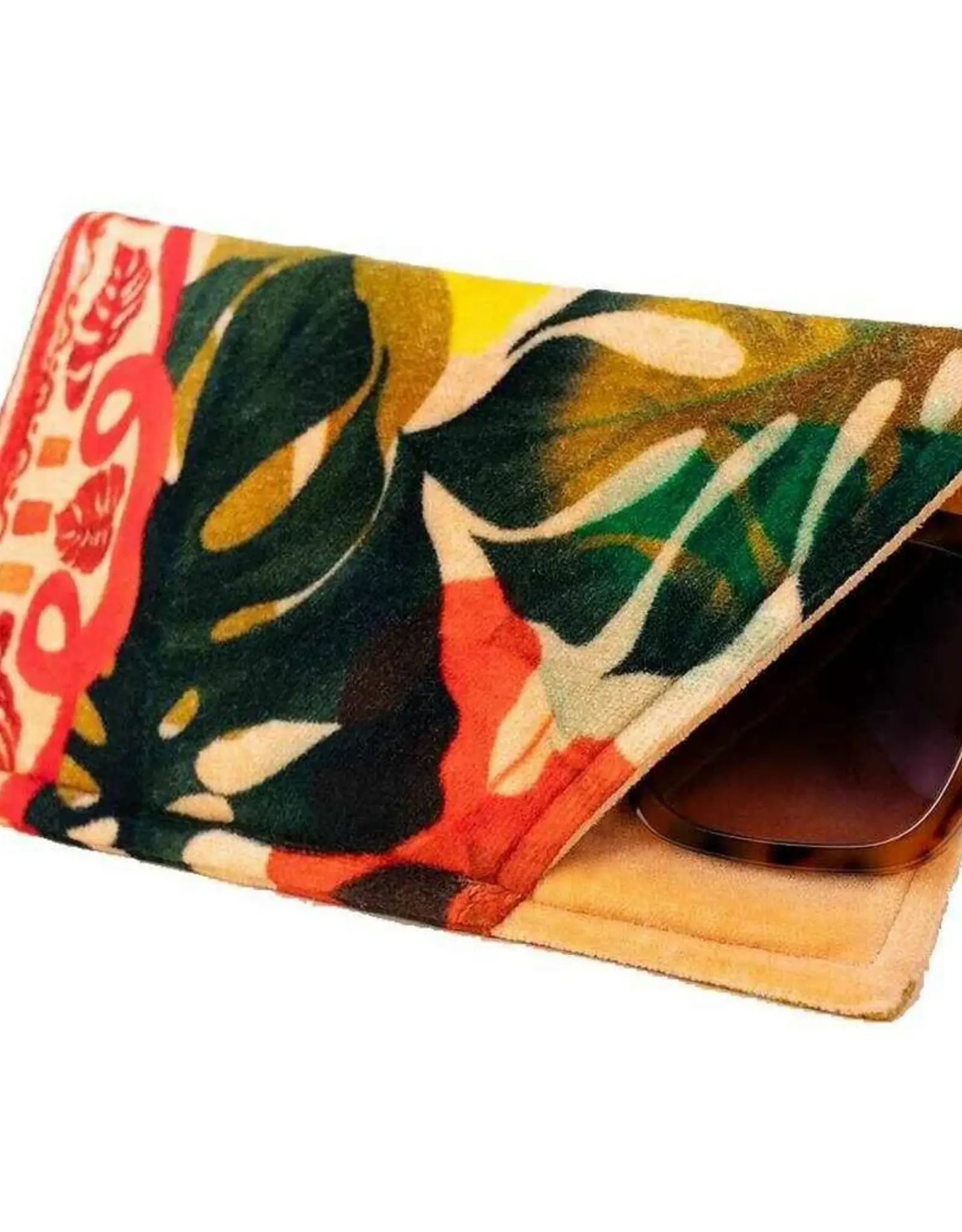 Exotic Leaves Sunglasses Pouch